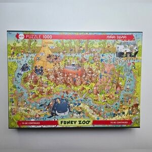 Heye 1000 piece jigsaw puzzle - Funky Zoo - Australian Habitat